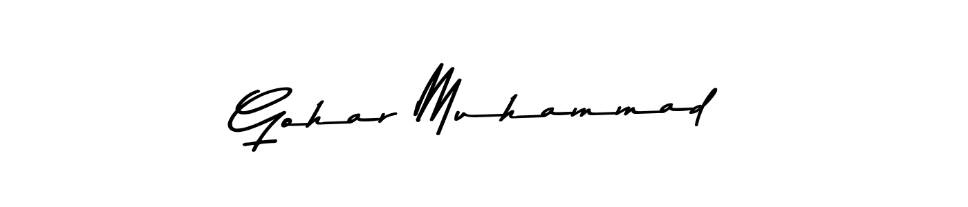 The best way (Asem Kandis PERSONAL USE) to make a short signature is to pick only two or three words in your name. The name Gohar Muhammad include a total of six letters. For converting this name. Gohar Muhammad signature style 9 images and pictures png