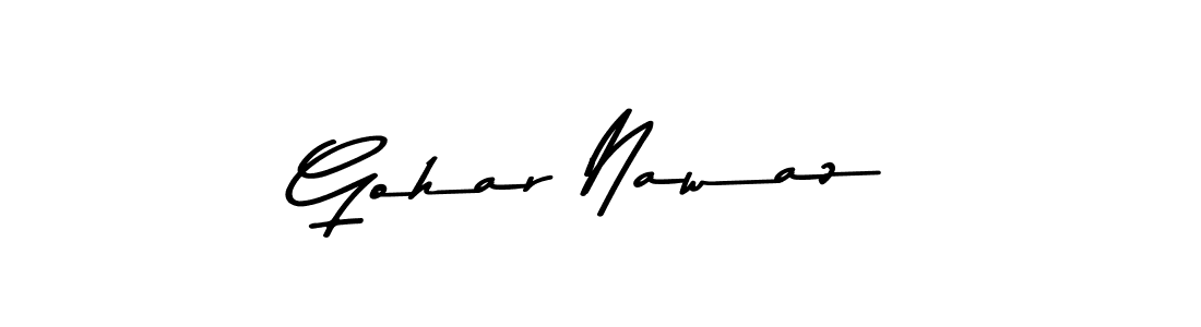 The best way (Asem Kandis PERSONAL USE) to make a short signature is to pick only two or three words in your name. The name Gohar Nawaz include a total of six letters. For converting this name. Gohar Nawaz signature style 9 images and pictures png