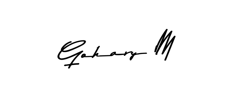 How to make Gohary M signature? Asem Kandis PERSONAL USE is a professional autograph style. Create handwritten signature for Gohary M name. Gohary M signature style 9 images and pictures png