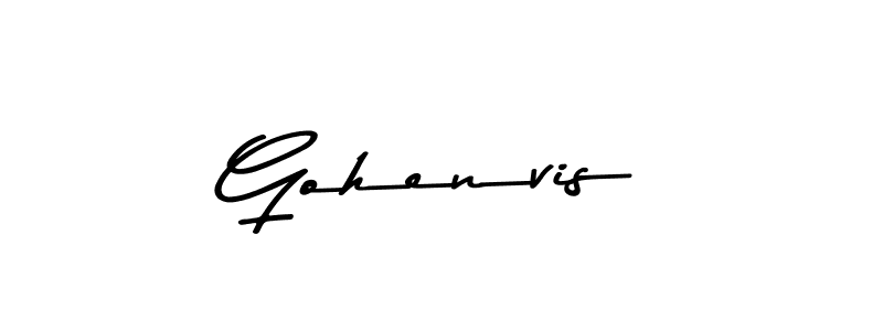 Here are the top 10 professional signature styles for the name Gohenvis. These are the best autograph styles you can use for your name. Gohenvis signature style 9 images and pictures png