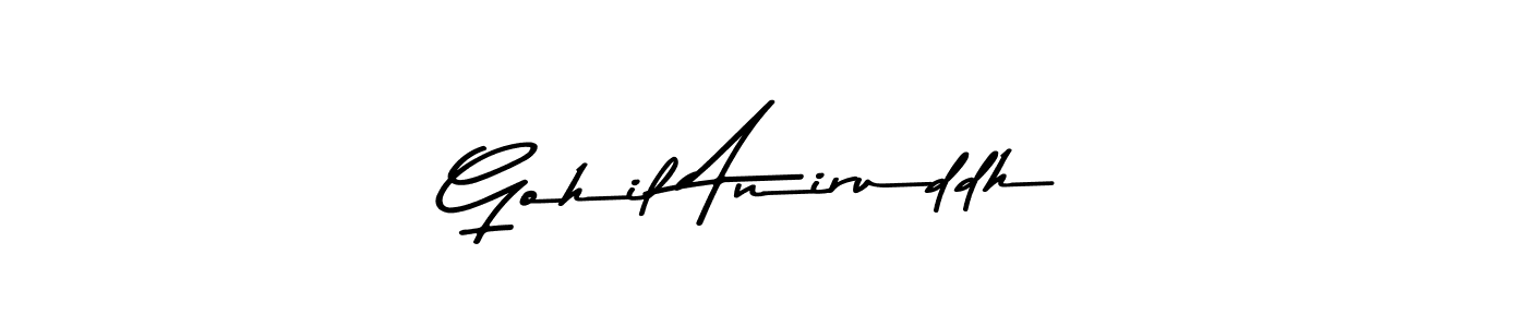 Check out images of Autograph of Gohil Aniruddh name. Actor Gohil Aniruddh Signature Style. Asem Kandis PERSONAL USE is a professional sign style online. Gohil Aniruddh signature style 9 images and pictures png