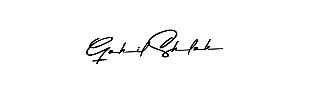 How to Draw Gohil Shlok signature style? Asem Kandis PERSONAL USE is a latest design signature styles for name Gohil Shlok. Gohil Shlok signature style 9 images and pictures png