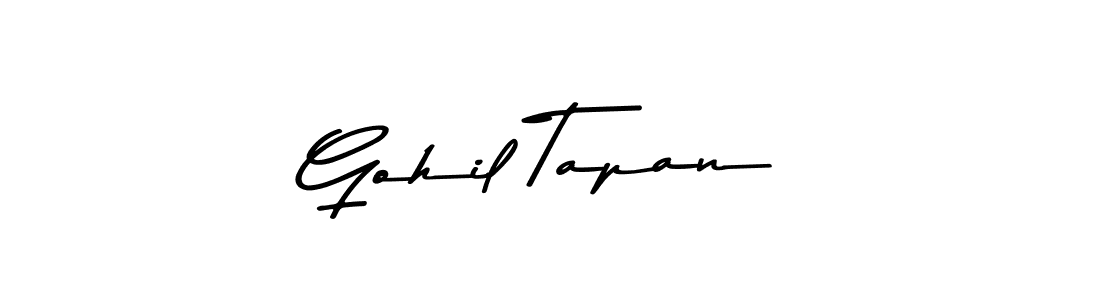 Also we have Gohil Tapan name is the best signature style. Create professional handwritten signature collection using Asem Kandis PERSONAL USE autograph style. Gohil Tapan signature style 9 images and pictures png