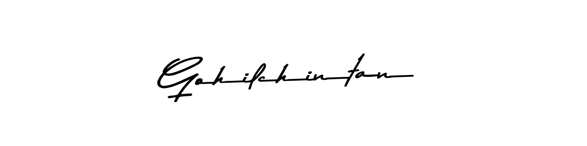 Use a signature maker to create a handwritten signature online. With this signature software, you can design (Asem Kandis PERSONAL USE) your own signature for name Gohilchintan. Gohilchintan signature style 9 images and pictures png