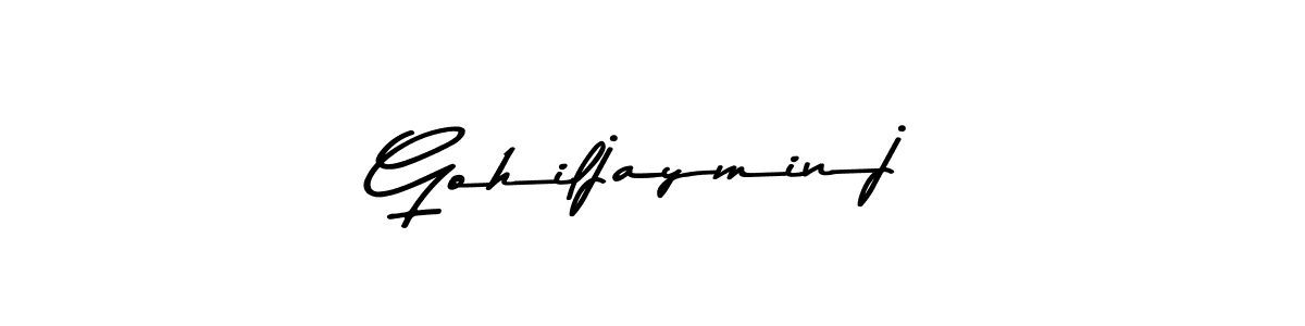 Make a beautiful signature design for name Gohiljayminj. Use this online signature maker to create a handwritten signature for free. Gohiljayminj signature style 9 images and pictures png