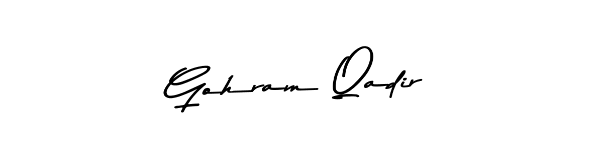 It looks lik you need a new signature style for name Gohram Qadir. Design unique handwritten (Asem Kandis PERSONAL USE) signature with our free signature maker in just a few clicks. Gohram Qadir signature style 9 images and pictures png