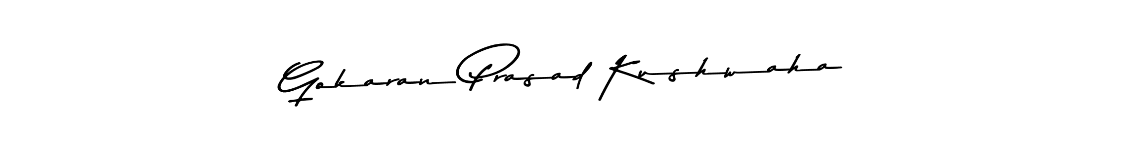 This is the best signature style for the Gokaran Prasad Kushwaha name. Also you like these signature font (Asem Kandis PERSONAL USE). Mix name signature. Gokaran Prasad Kushwaha signature style 9 images and pictures png