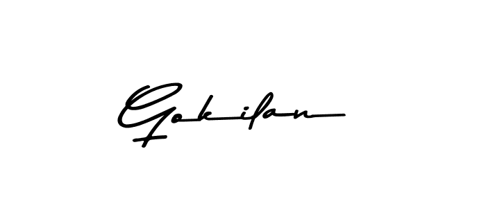 The best way (Asem Kandis PERSONAL USE) to make a short signature is to pick only two or three words in your name. The name Gokilan include a total of six letters. For converting this name. Gokilan signature style 9 images and pictures png