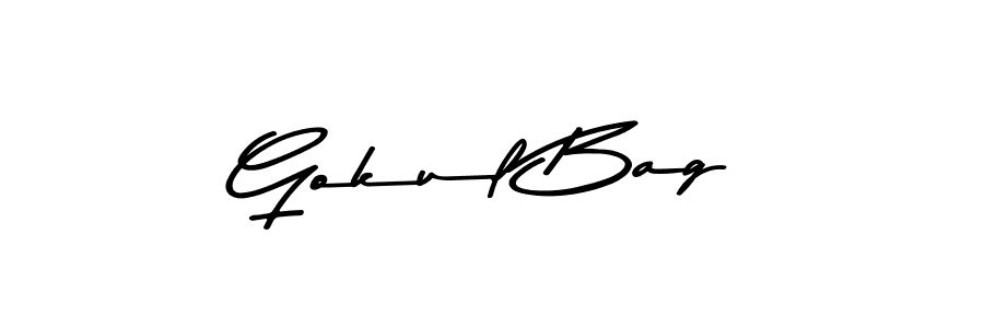 Similarly Asem Kandis PERSONAL USE is the best handwritten signature design. Signature creator online .You can use it as an online autograph creator for name Gokul Bag. Gokul Bag signature style 9 images and pictures png