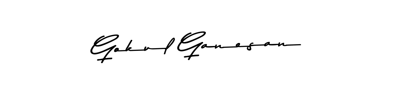 How to make Gokul Ganesan signature? Asem Kandis PERSONAL USE is a professional autograph style. Create handwritten signature for Gokul Ganesan name. Gokul Ganesan signature style 9 images and pictures png