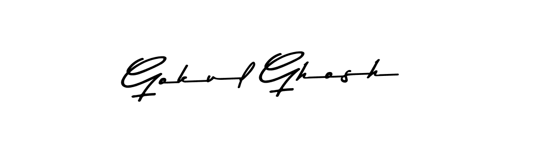 The best way (Asem Kandis PERSONAL USE) to make a short signature is to pick only two or three words in your name. The name Gokul Ghosh include a total of six letters. For converting this name. Gokul Ghosh signature style 9 images and pictures png