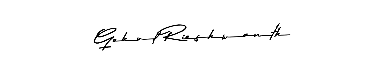 Also we have Gokul Rieshwanth name is the best signature style. Create professional handwritten signature collection using Asem Kandis PERSONAL USE autograph style. Gokul Rieshwanth signature style 9 images and pictures png