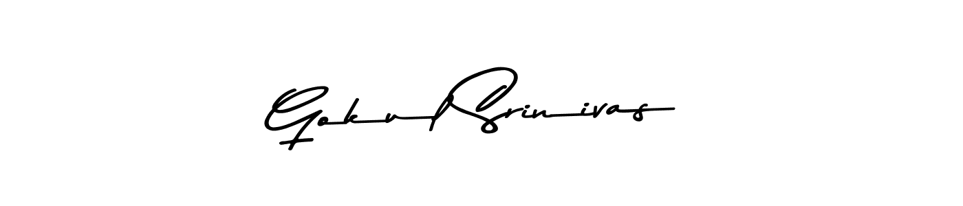 You should practise on your own different ways (Asem Kandis PERSONAL USE) to write your name (Gokul Srinivas) in signature. don't let someone else do it for you. Gokul Srinivas signature style 9 images and pictures png