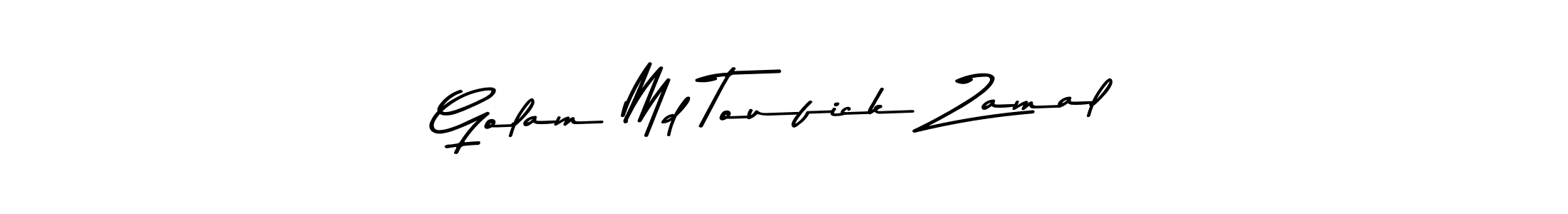 Use a signature maker to create a handwritten signature online. With this signature software, you can design (Asem Kandis PERSONAL USE) your own signature for name Golam Md Toufick Zamal. Golam Md Toufick Zamal signature style 9 images and pictures png