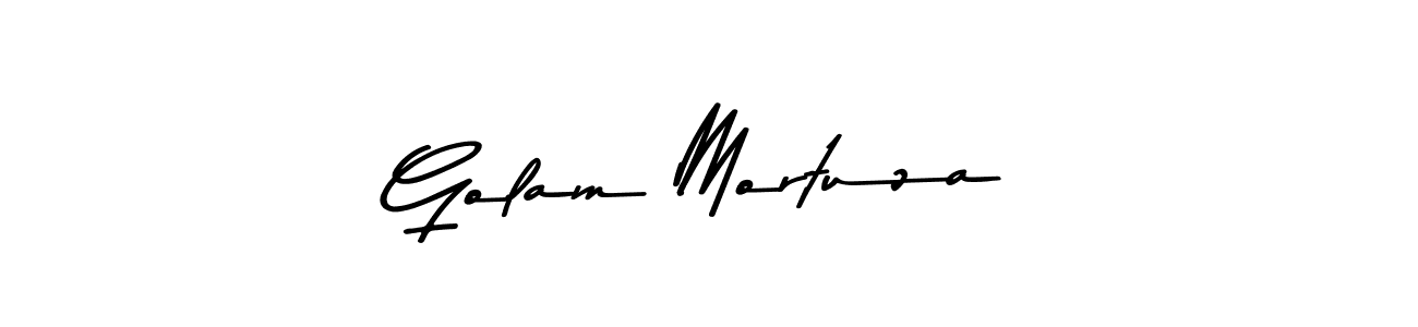 Use a signature maker to create a handwritten signature online. With this signature software, you can design (Asem Kandis PERSONAL USE) your own signature for name Golam Mortuza. Golam Mortuza signature style 9 images and pictures png