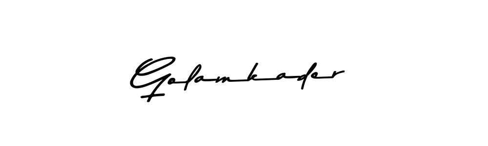 Make a beautiful signature design for name Golamkader. Use this online signature maker to create a handwritten signature for free. Golamkader signature style 9 images and pictures png
