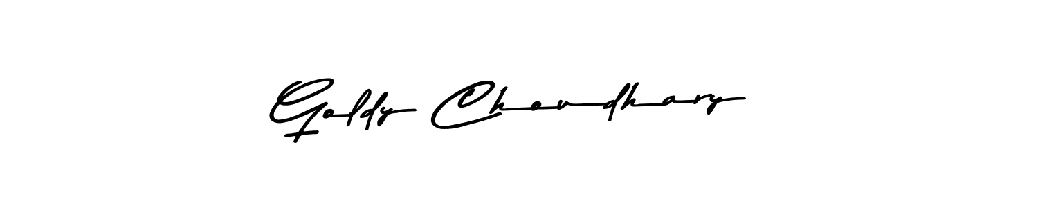 You should practise on your own different ways (Asem Kandis PERSONAL USE) to write your name (Goldy Choudhary) in signature. don't let someone else do it for you. Goldy Choudhary signature style 9 images and pictures png