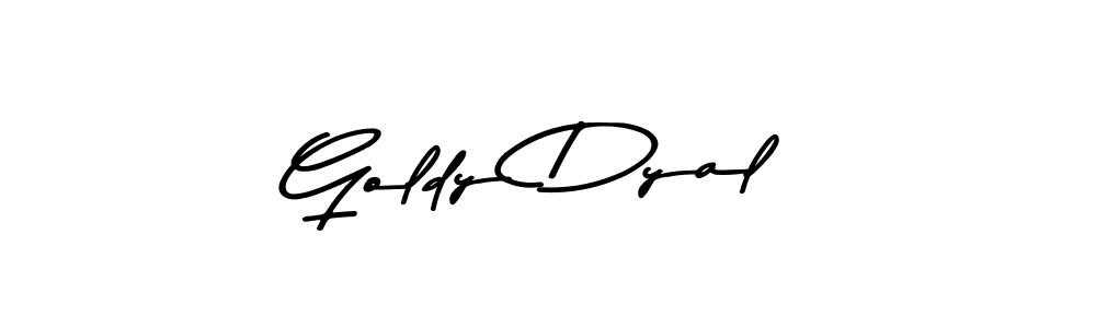 Check out images of Autograph of Goldy Dyal name. Actor Goldy Dyal Signature Style. Asem Kandis PERSONAL USE is a professional sign style online. Goldy Dyal signature style 9 images and pictures png