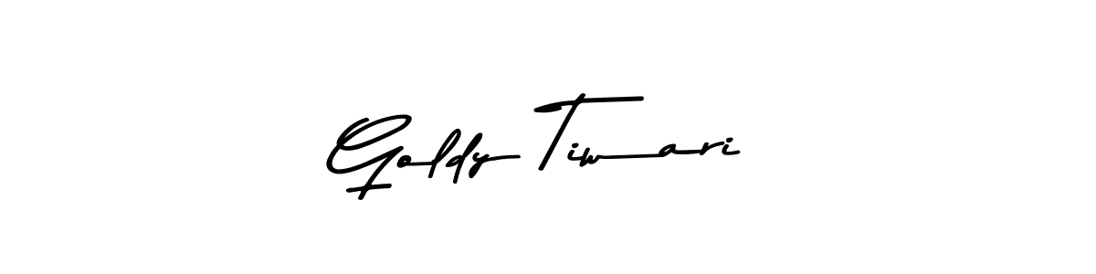 Similarly Asem Kandis PERSONAL USE is the best handwritten signature design. Signature creator online .You can use it as an online autograph creator for name Goldy Tiwari. Goldy Tiwari signature style 9 images and pictures png