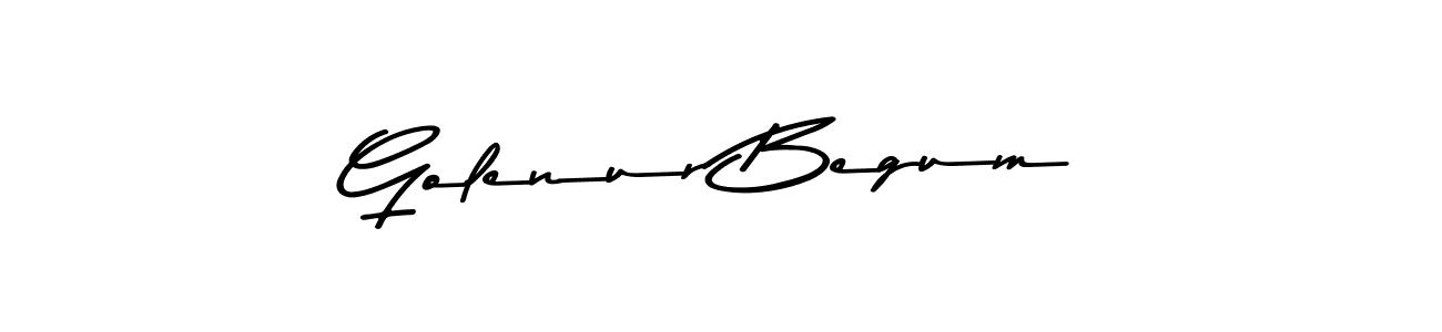 How to make Golenur Begum signature? Asem Kandis PERSONAL USE is a professional autograph style. Create handwritten signature for Golenur Begum name. Golenur Begum signature style 9 images and pictures png
