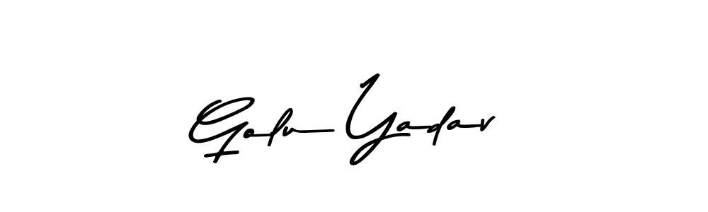 Also You can easily find your signature by using the search form. We will create Golu Yadav name handwritten signature images for you free of cost using Asem Kandis PERSONAL USE sign style. Golu Yadav signature style 9 images and pictures png