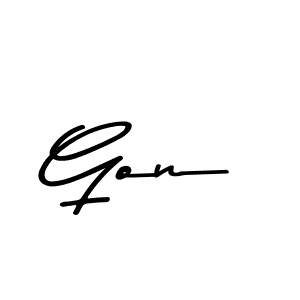 Make a beautiful signature design for name Gon. Use this online signature maker to create a handwritten signature for free. Gon signature style 9 images and pictures png