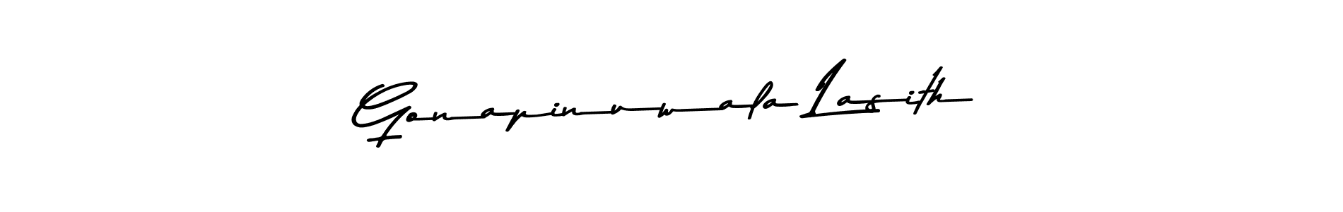 Use a signature maker to create a handwritten signature online. With this signature software, you can design (Asem Kandis PERSONAL USE) your own signature for name Gonapinuwala Lasith. Gonapinuwala Lasith signature style 9 images and pictures png