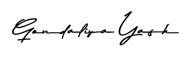 Express your personality with a custom Gondaliya Yash signature crafted with Asem Kandis PERSONAL USE typography. Free transparent PNG download available. Gondaliya Yash signature style 9 images and pictures png