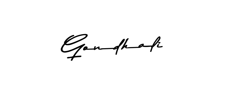 Similarly Asem Kandis PERSONAL USE is the best handwritten signature design. Signature creator online .You can use it as an online autograph creator for name Gondhali. Gondhali signature style 9 images and pictures png