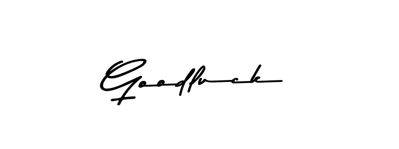 It looks lik you need a new signature style for name Goodluck. Design unique handwritten (Asem Kandis PERSONAL USE) signature with our free signature maker in just a few clicks. Goodluck signature style 9 images and pictures png