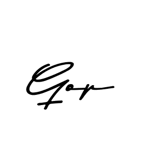 You should practise on your own different ways (Asem Kandis PERSONAL USE) to write your name (Gop) in signature. don't let someone else do it for you. Gop signature style 9 images and pictures png