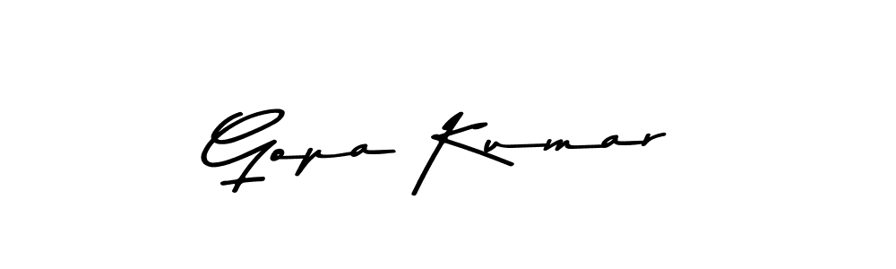 Also You can easily find your signature by using the search form. We will create Gopa Kumar name handwritten signature images for you free of cost using Asem Kandis PERSONAL USE sign style. Gopa Kumar signature style 9 images and pictures png