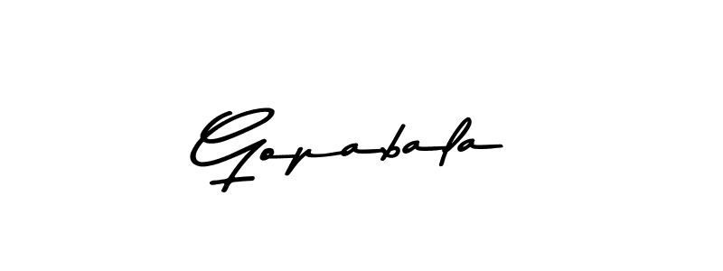 Also we have Gopabala name is the best signature style. Create professional handwritten signature collection using Asem Kandis PERSONAL USE autograph style. Gopabala signature style 9 images and pictures png