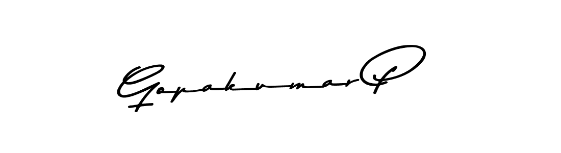 How to make Gopakumar P signature? Asem Kandis PERSONAL USE is a professional autograph style. Create handwritten signature for Gopakumar P name. Gopakumar P signature style 9 images and pictures png