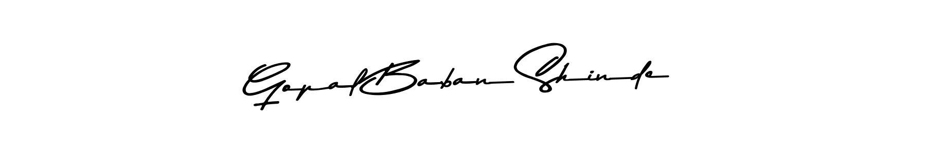 Also we have Gopal Baban Shinde name is the best signature style. Create professional handwritten signature collection using Asem Kandis PERSONAL USE autograph style. Gopal Baban Shinde signature style 9 images and pictures png