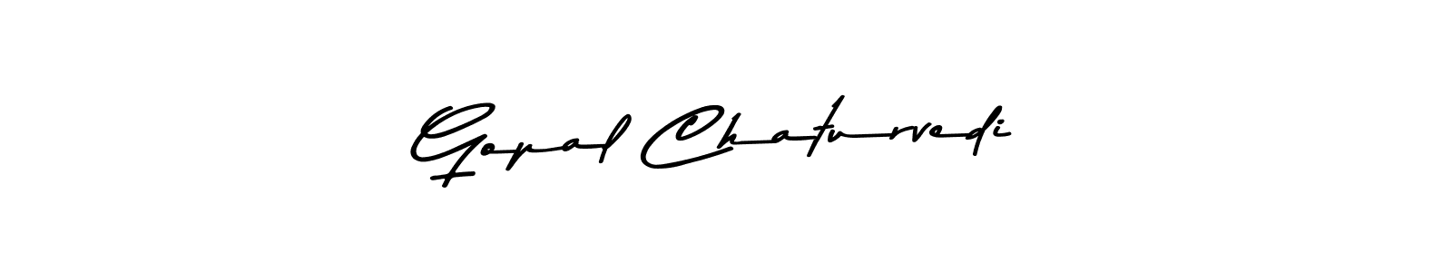 Gopal Chaturvedi stylish signature style. Best Handwritten Sign (Asem Kandis PERSONAL USE) for my name. Handwritten Signature Collection Ideas for my name Gopal Chaturvedi. Gopal Chaturvedi signature style 9 images and pictures png