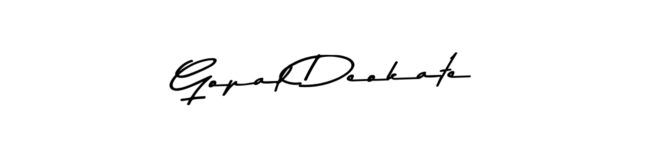 Gopal Deokate stylish signature style. Best Handwritten Sign (Asem Kandis PERSONAL USE) for my name. Handwritten Signature Collection Ideas for my name Gopal Deokate. Gopal Deokate signature style 9 images and pictures png
