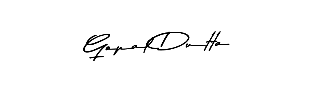 Use a signature maker to create a handwritten signature online. With this signature software, you can design (Asem Kandis PERSONAL USE) your own signature for name Gopal Dutta. Gopal Dutta signature style 9 images and pictures png