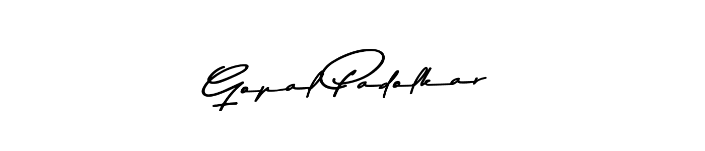 Also You can easily find your signature by using the search form. We will create Gopal Padolkar name handwritten signature images for you free of cost using Asem Kandis PERSONAL USE sign style. Gopal Padolkar signature style 9 images and pictures png