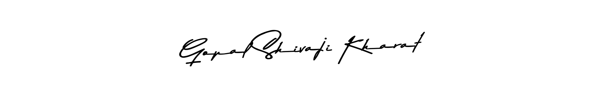 Make a beautiful signature design for name Gopal Shivaji Kharat. With this signature (Asem Kandis PERSONAL USE) style, you can create a handwritten signature for free. Gopal Shivaji Kharat signature style 9 images and pictures png
