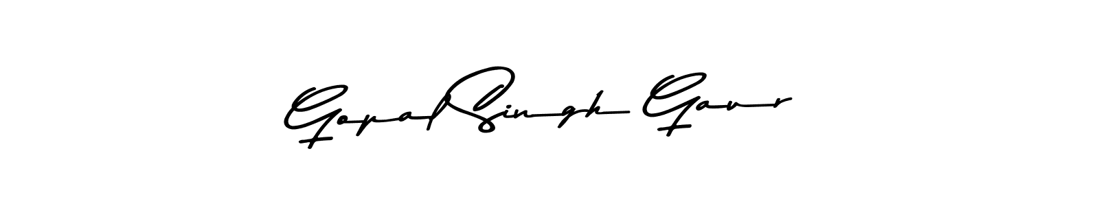 Make a short Gopal Singh Gaur signature style. Manage your documents anywhere anytime using Asem Kandis PERSONAL USE. Create and add eSignatures, submit forms, share and send files easily. Gopal Singh Gaur signature style 9 images and pictures png