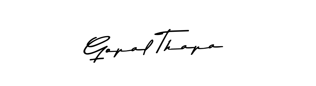 Here are the top 10 professional signature styles for the name Gopal Thapa. These are the best autograph styles you can use for your name. Gopal Thapa signature style 9 images and pictures png