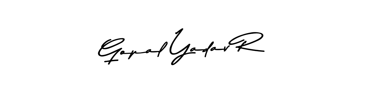 Create a beautiful signature design for name Gopal Yadav R. With this signature (Asem Kandis PERSONAL USE) fonts, you can make a handwritten signature for free. Gopal Yadav R signature style 9 images and pictures png