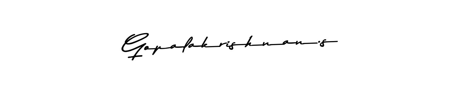 How to make Gopalakrishnan.s signature? Asem Kandis PERSONAL USE is a professional autograph style. Create handwritten signature for Gopalakrishnan.s name. Gopalakrishnan.s signature style 9 images and pictures png