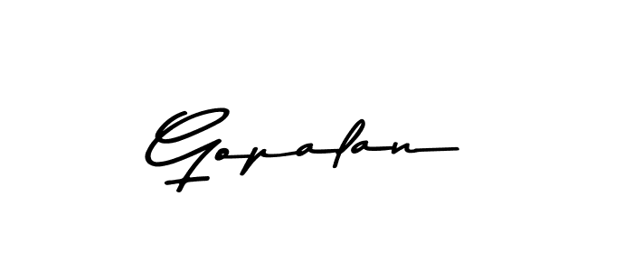Gopalan stylish signature style. Best Handwritten Sign (Asem Kandis PERSONAL USE) for my name. Handwritten Signature Collection Ideas for my name Gopalan. Gopalan signature style 9 images and pictures png