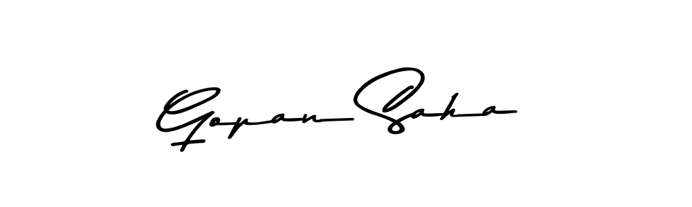 Make a beautiful signature design for name Gopan Saha. Use this online signature maker to create a handwritten signature for free. Gopan Saha signature style 9 images and pictures png