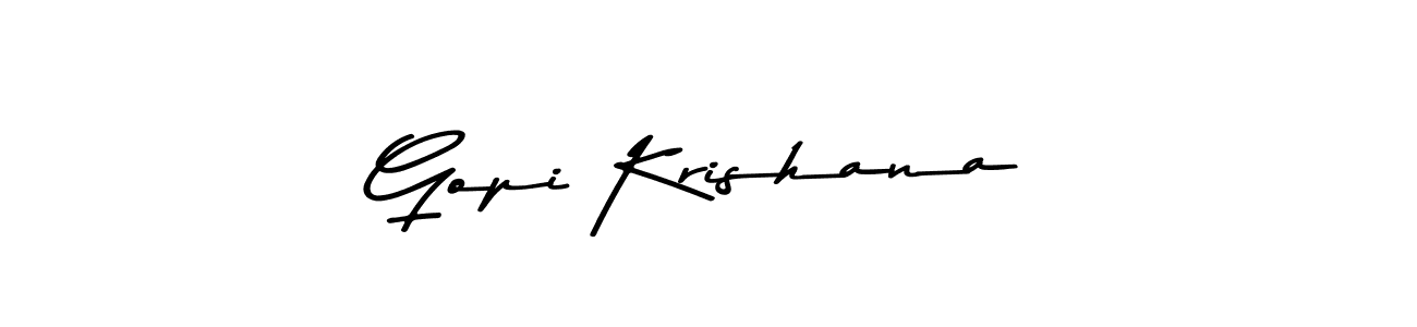 You should practise on your own different ways (Asem Kandis PERSONAL USE) to write your name (Gopi Krishana) in signature. don't let someone else do it for you. Gopi Krishana signature style 9 images and pictures png