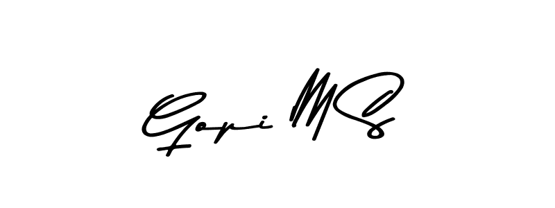 Similarly Asem Kandis PERSONAL USE is the best handwritten signature design. Signature creator online .You can use it as an online autograph creator for name Gopi M S. Gopi M S signature style 9 images and pictures png
