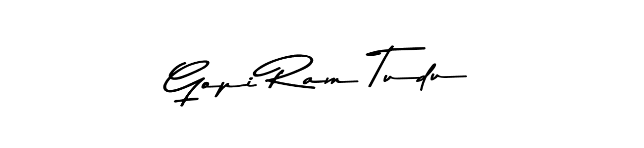 Gopi Ram Tudu stylish signature style. Best Handwritten Sign (Asem Kandis PERSONAL USE) for my name. Handwritten Signature Collection Ideas for my name Gopi Ram Tudu. Gopi Ram Tudu signature style 9 images and pictures png