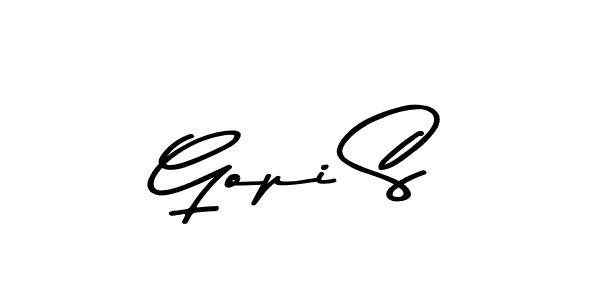 The best way (Asem Kandis PERSONAL USE) to make a short signature is to pick only two or three words in your name. The name Gopi S include a total of six letters. For converting this name. Gopi S signature style 9 images and pictures png
